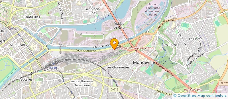 localisation de l'entreprise SCI GASPAR à MONDEVILLE