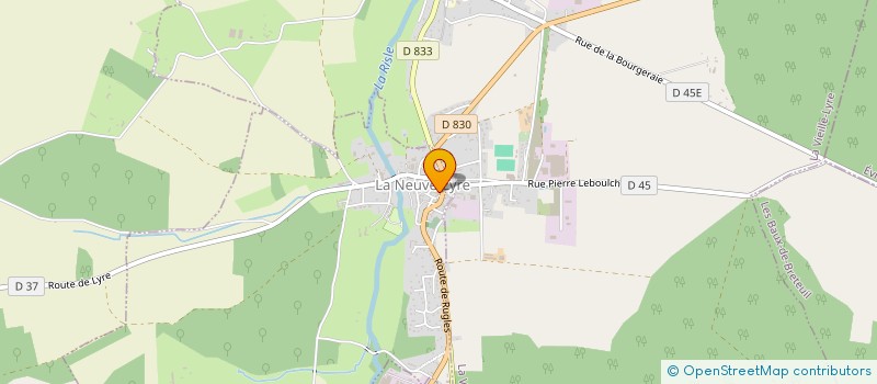 localisation de l'entreprise SCI GASPAR  LA NEUVE-LYRE