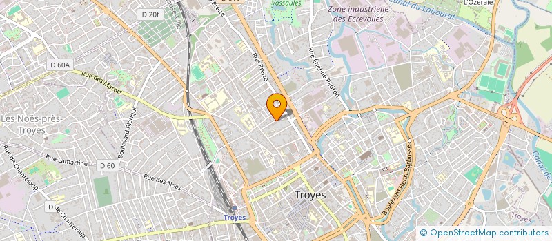localisation de l'entreprise SCI GASPARD à TROYES