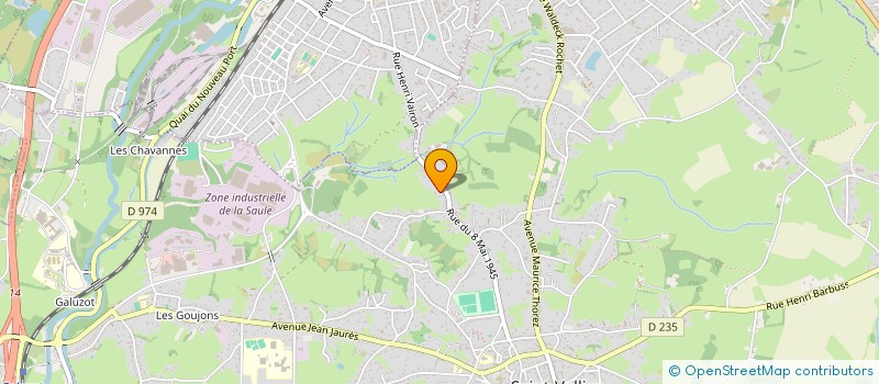 localisation de l'entreprise SCI GASPARD  SAINT-VALLIER