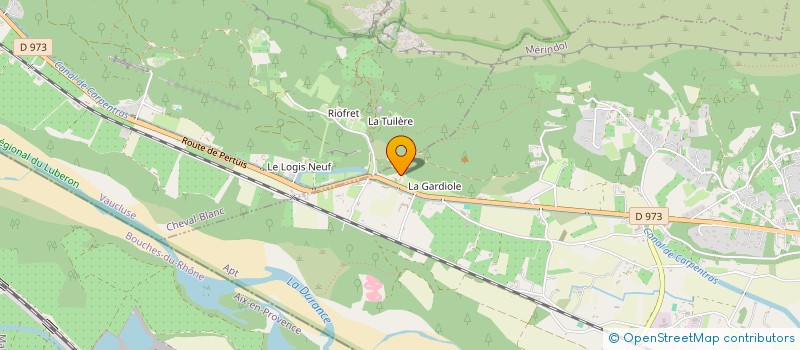 localisation de l'entreprise SCI GASPARD  MERINDOL