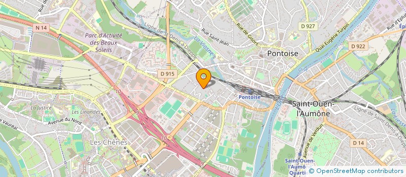 localisation de l'entreprise SCI GASPARD  PONTOISE