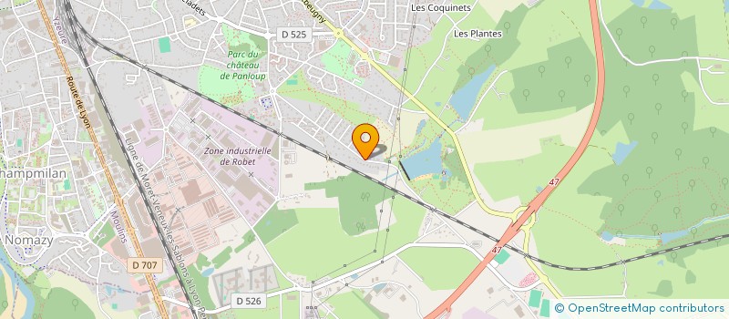 localisation de l'entreprise SCI GASPE  YZEURE