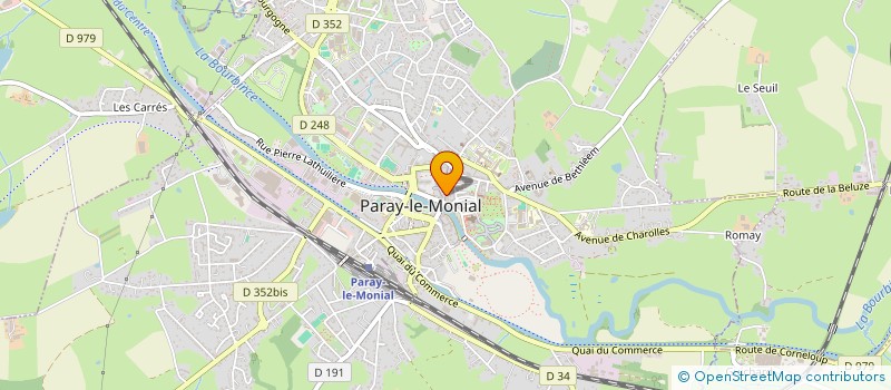 localisation de l'entreprise SCI GASPELINE  PARAY-LE-MONIAL