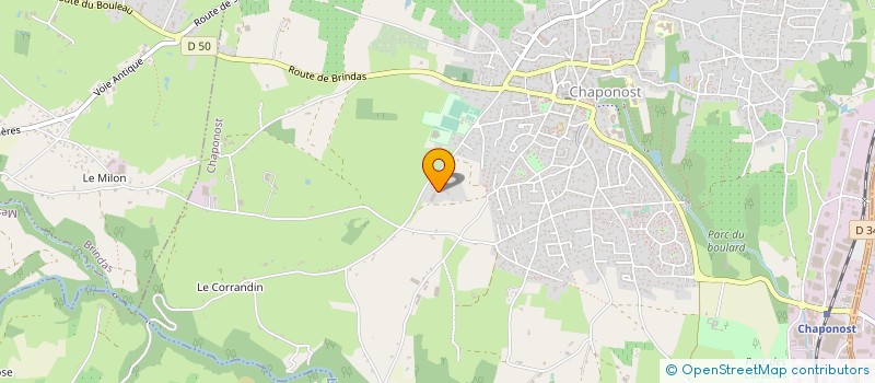 localisation de l'entreprise SCI GASPER  CHAPONOST