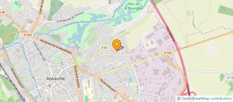 localisation de l'entreprise SCI GASPYS à ABBEVILLE
