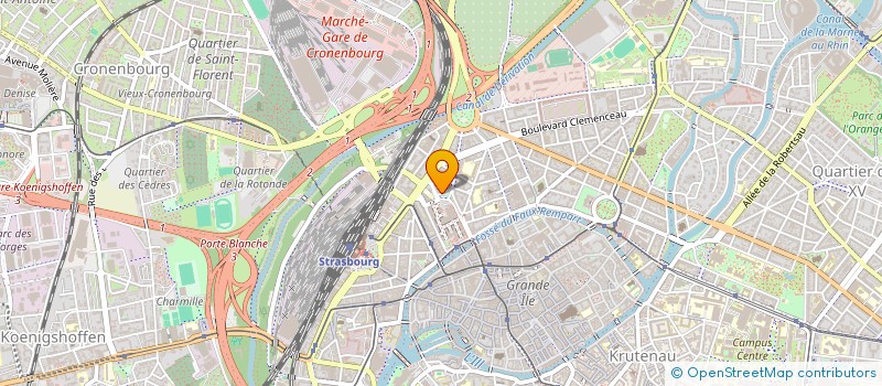 localisation de l'entreprise SCI GASSER  STRASBOURG