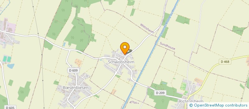 localisation de l'entreprise SCI GASSER  SCHWOBSHEIM