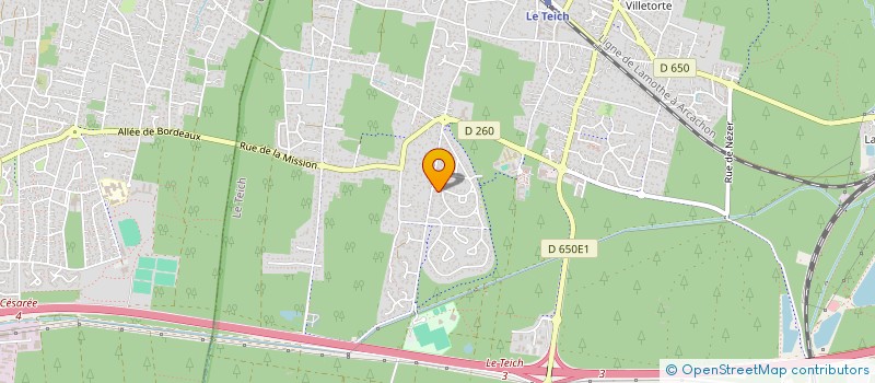 localisation de l'entreprise SCI GASSIAN  LE TEICH