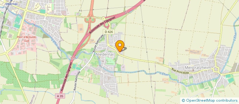 localisation de l'entreprise SCI GASSNER  NIEDERNAI
