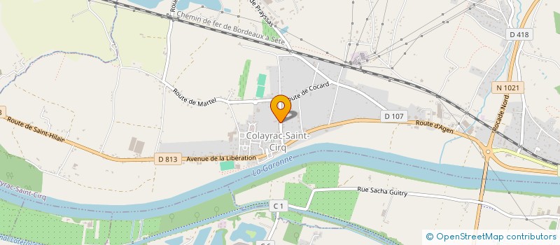 localisation de l'entreprise SCI GASTAGEN  COLAYRAC-SAINT-CIRQ