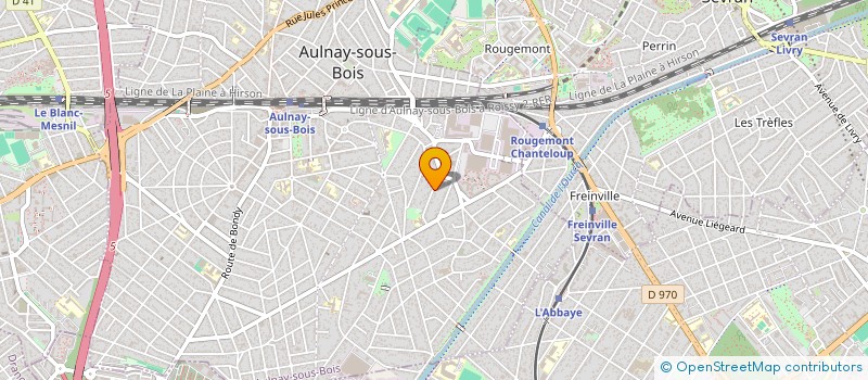 localisation de l'entreprise SCI GASTAUD13 à AULNAY-SOUS-BOIS