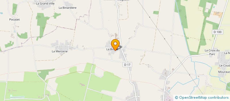 localisation de l'entreprise SCI GASTINEAU  ESSE