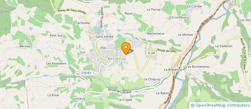 localisation de l'entreprise SCI GASTON  BESSENAY