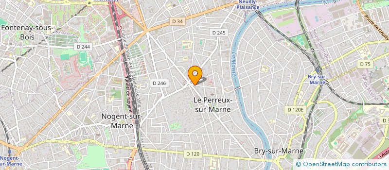 localisation de l'entreprise SCI GASTON  LE PERREUX-SUR-MARNE