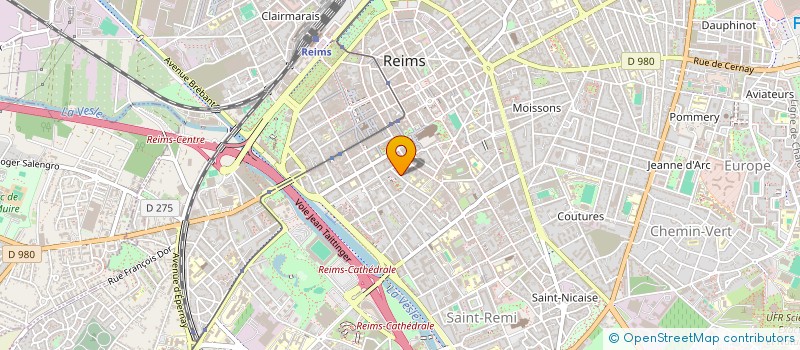 localisation de l'entreprise SCI GASTON  REIMS