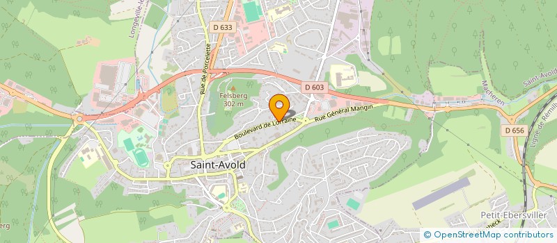 localisation de l'entreprise SCI GASTON  SAINT-AVOLD