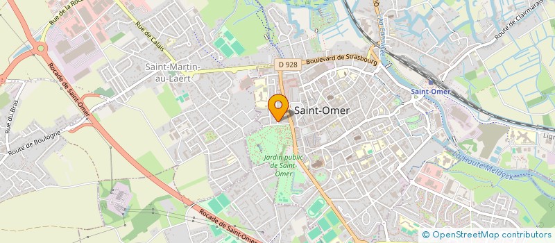 localisation de l'entreprise SCI GASTON  SAINT OMER