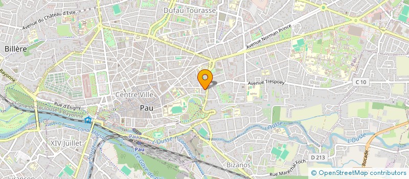 localisation de l'entreprise SCI GASTON PHOEBUS  PARIS