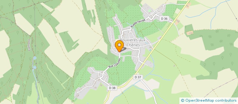 localisation de l'entreprise SCI GASTRO HDL  BOUXIERES-AUX-CHENES