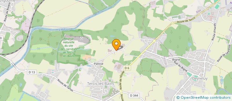 localisation de l'entreprise SCI GASTRONOME  TERCIS-LES-BAINS