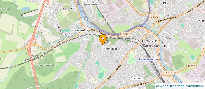 localisation de l'entreprise SCI GASTROSARRE à SARREGUEMINES