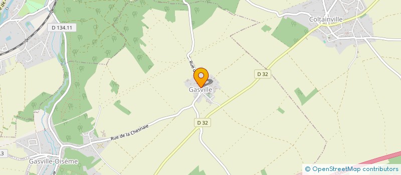 localisation de l'entreprise SCI GASVILLE-LES-BAINS à GASVILLE-OISEME