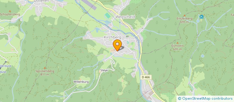 localisation de l'entreprise SCI GASY  KIRCHBERG