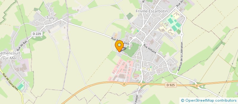 localisation de l'entreprise SCI GASYDEN  FRIVILLE-ESCARBOTIN