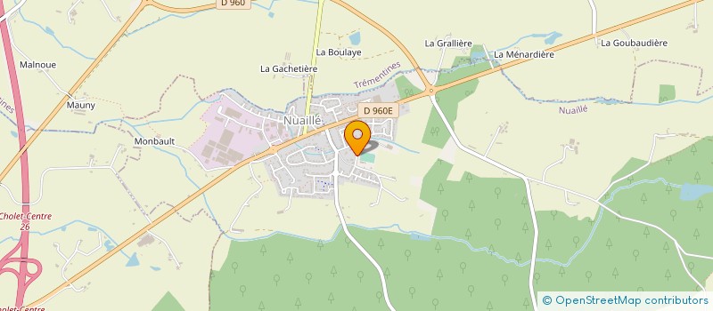 localisation de l'entreprise SCI GAT  TREMENTINES