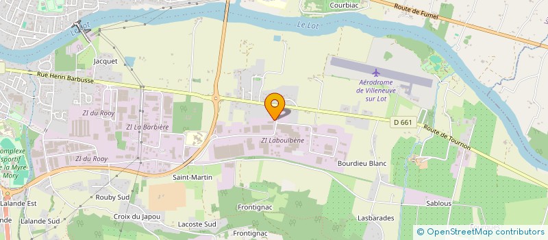 localisation de l'entreprise SCI GATA 1  VILLENEUVE-SUR-LOT