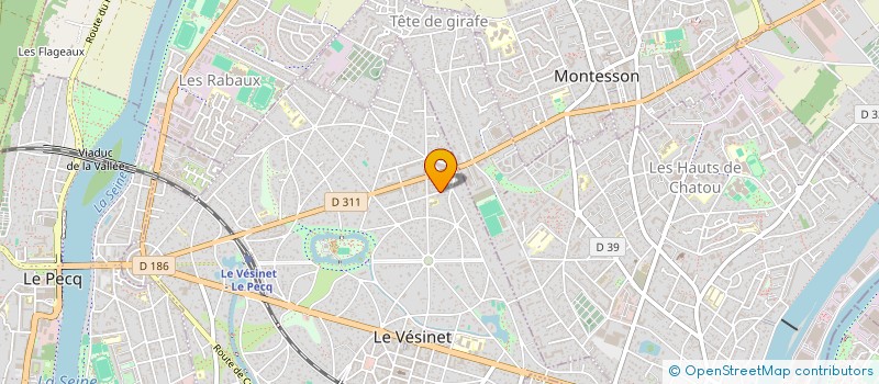 localisation de l'entreprise SCI GATALI  LE VESINET