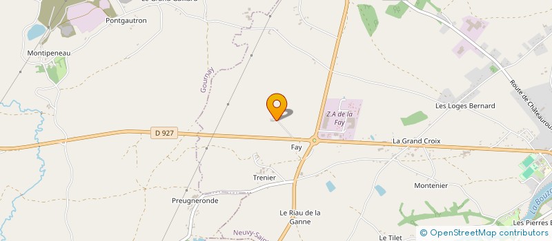 localisation de l'entreprise SCI GATANEL à NEUVY-SAINT-SEPULCHRE