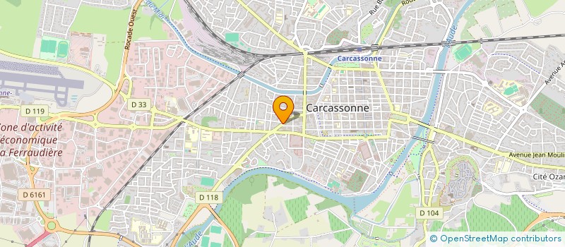 localisation de l'entreprise SCI GATB à CARCASSONNE