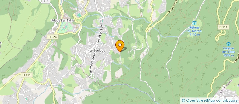 localisation de l'entreprise SCI GATE  SAINT-MARTIN-D'URIAGE