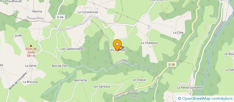 localisation de l'entreprise SCI GATE à COURPIERE