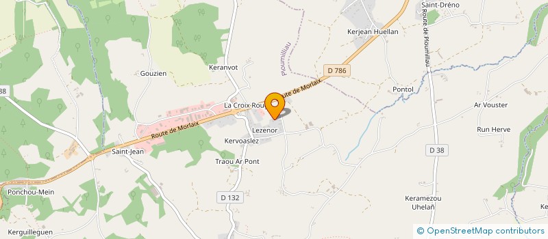 localisation de l'entreprise SCI GATE MA ROSE  PLOUMILLIAU