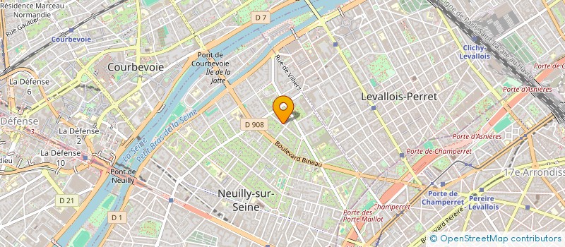 localisation de l'entreprise SCI GATEAU LEBLANC à NEUILLY-SUR-SEINE