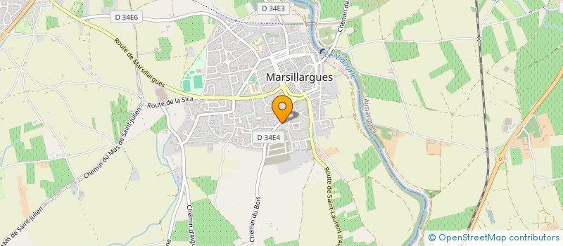 localisation de l'entreprise SCI GATEC  MARSILLARGUES