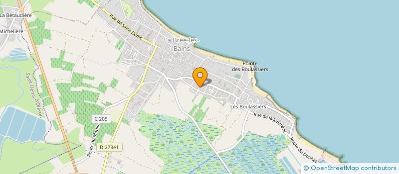 localisation de l'entreprise SCI GATERAT  LA BREE LES BAINS