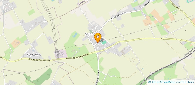 localisation de l'entreprise SCI GATHE  SAINNEVILLE