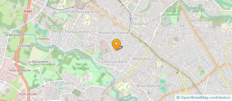 localisation de l'entreprise SCI GATIBAT  SAINT-HERBLAIN