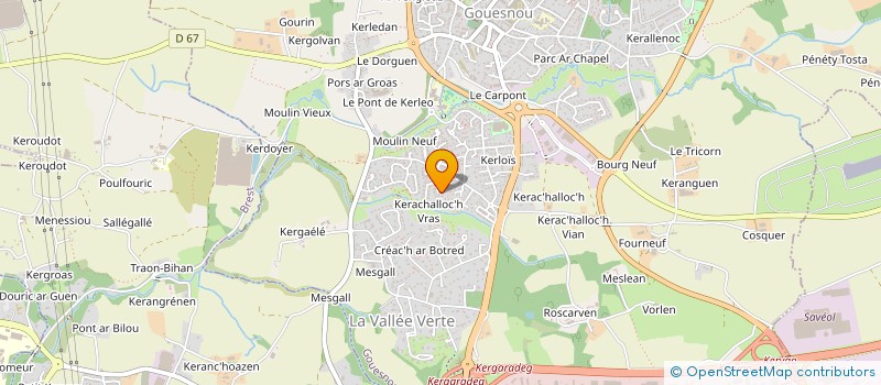 localisation de l'entreprise SCI GATILAU  GOUESNOU