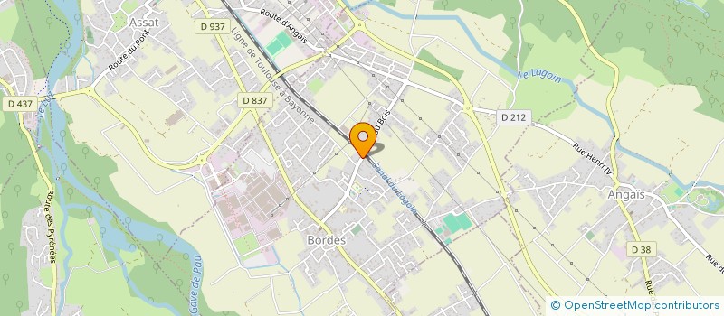 localisation de l'entreprise SCI GATILOU  BORDES