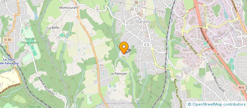 localisation de l'entreprise SCI GATIMMO  DARDILLY