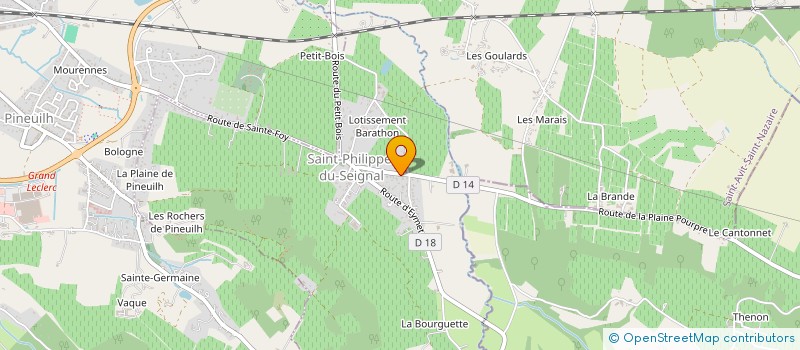 localisation de l'entreprise SCI GATIUS ET FILLES  SAINT-PHILIPPE-DU-SEIGNAL