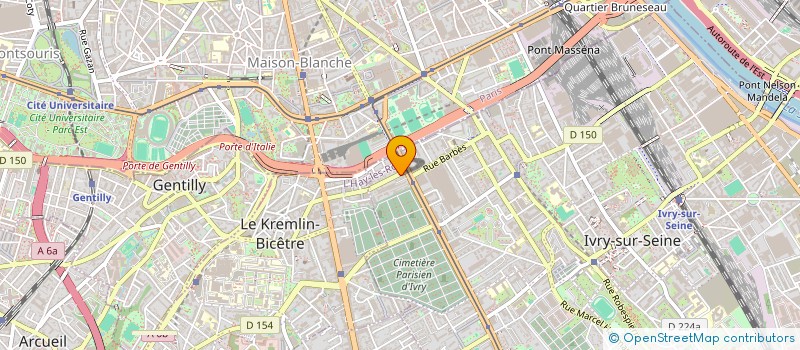localisation de l'entreprise SCI GATO à IVRY-SUR-SEINE