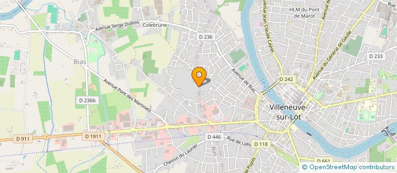 localisation de l'entreprise SCI GATS  VILLENEUVE-SUR-LOT