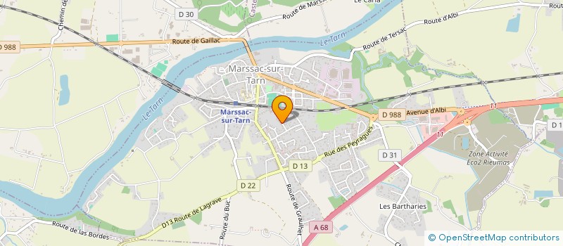 localisation de l'entreprise SCI GATS à MARSSAC-SUR-TARN