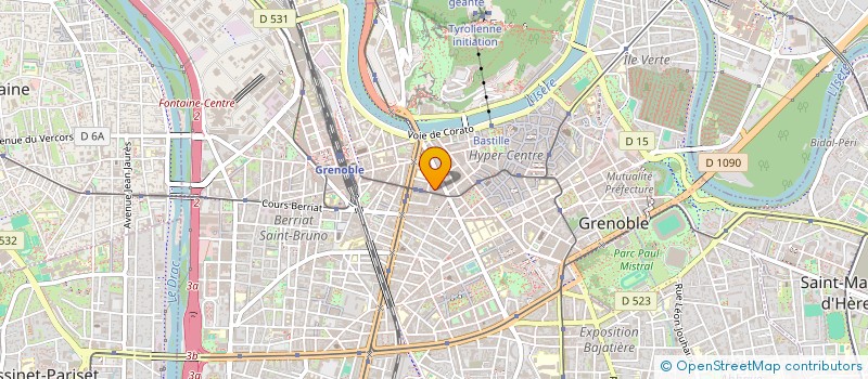 localisation de l'entreprise SCI GATSBY  GRENOBLE